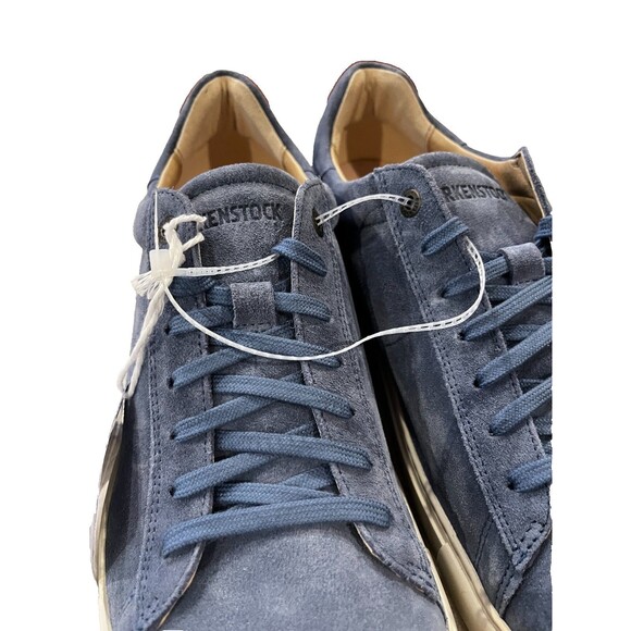 Birkenstock Bend Low Sneaker Elemental Blue Suede Women EU 42 size US 11 NEW nwt - Picture 2 of 16